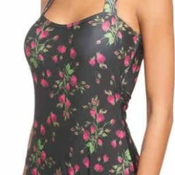 Beste recensies van 🤩 Pussy Deluxe Badpak -XL- Vintage Rose Zwart 🤩 -Goedkope badmode winkel 255x840