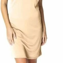 Goedkoop 🧨 Merkloos Mewa- Atelia- Gladmakende Onderjurk- Beige 46 🔥