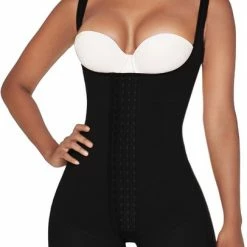 Promo 👏 MARIAE FQ111 COLOMBIAANSE POSTOPERATIEVE FAJA MAAT L | KLEUR ZWART| CAPRI LENGTE| DRUKPAK| HOGE COMPRESSIE|STAGE 2| TE GEBRUIKEN NA EEN BUIKWANDCORRECTIE, BBL,LIPOSUCTIE 👏