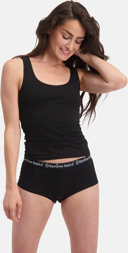 Hete verkoop π Bamboo Basics - Hipsters Iris (2-pack) Dames - Zwart - XL π 10 Hete verkoop π Bamboo Basics - Hipsters Iris (2-pack) Dames - Zwart - XL π - Afbeelding 8