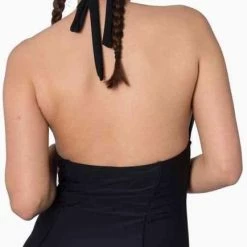 Goedkoopste ✨ Banned Badpak -L- BELL TOWER BAT Zwart 🌟 -Goedkope badmode winkel 434x840