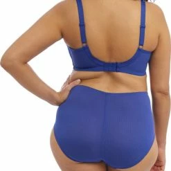 Gloednieuw 🛒 Elomi - Elomi Brianna Plunge BH - Maat 90I - Blauw - Met Beugel - Dames 🔔 -Goedkope badmode winkel 436x840 2