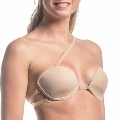 Flash-uitverkoop ⭐ HEJ Natural Multiway Bra - Strapless Ondergoed Lingerie - Multifunctionele Bh - Beige Nude Latte - S1 ⭐ -Goedkope badmode winkel 445x840 5