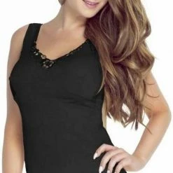 Beste Pirce ⌛ Merkloos Mewa- Olimpia- Dames Hemd- Zwart 54 🧨