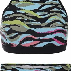 Gloednieuw 💯 La V Dames 👙 Bikini Sport Met Gevlochten Detail - Zebra - L ⌛