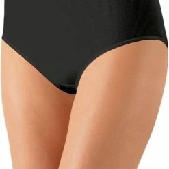 Coupon 🔔 Nina Von C Dames Tailleslip Biologisch Katoen - 46 - Zwart ⌛