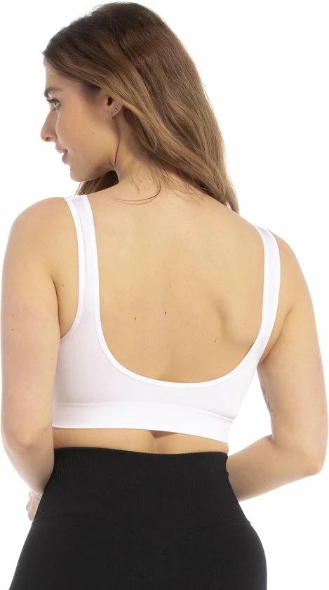 Hete verkoop π MAGIC Bodyfashion Comfort Plunge Bra White Vrouwen - Maat XL π 6 Hete verkoop π MAGIC Bodyfashion Comfort Plunge Bra White Vrouwen - Maat XL π - Afbeelding 4