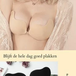 Uitgang 🛒 Merkloos Sara Shop / Plak BH /Onzichtbare Push Up Bh Zelfklevende / Beha Backless Strapless / Gel Sticky Solid -Cup-A /Skin-Topkwaliteit 🧨 -Goedkope badmode winkel 472x840 3