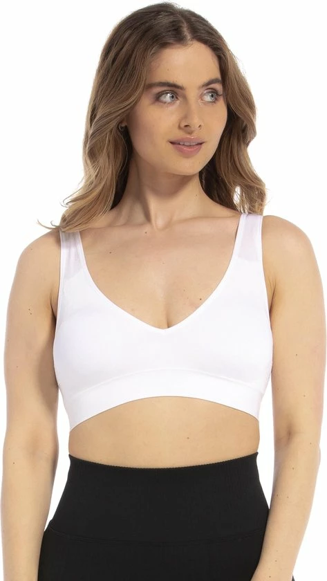Hete verkoop π MAGIC Bodyfashion Comfort Plunge Bra White Vrouwen - Maat XL π 5 Hete verkoop π MAGIC Bodyfashion Comfort Plunge Bra White Vrouwen - Maat XL π - Afbeelding 3
