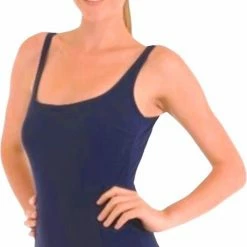 Aanbiedingen 💯 Merkloos Badpak - Grote Maat Badpak- Zwempak - Badmode 675 - Donkerblauw - Maat/52 😉