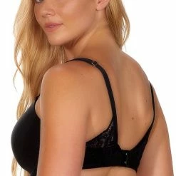 Top 10 👍 After Eden D Cup & Up After Eden D-Cup & Up Dames Faro Voorgevormde BH - Zwart - Maat E90 🌟 -Goedkope badmode winkel 500x840