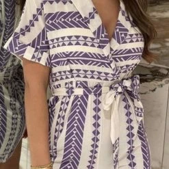 Goedkoop 🤩 Merkloos Ibiza Zomer Jumpsuit Dames Kort Strand Vakantie Terras Polyester 🌟