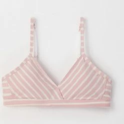 Aanbiedingen ⌛ Woody - BH - Oudroze-Gebroken Wit Gestreept 75-90A ⭐