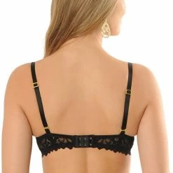 Coupon 😀 SAPPH - Flora Voorgevormde BH Zwart - Maat 70F - Zwart - Met Beugel - Dames 😉 -Goedkope badmode winkel 530x840 1