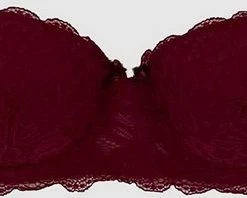 Goedkoop 🤩 Viuma Milano Viuma Vrouw Bordeaux 620261 Kanten Behea Beugel Strapless Sexy Bh Dagelijks Comfort Hoogwaardig Kwaliteit ✨
