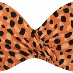 Aanbiedingen 💯 Beachlife Leopard Spots Multiway 👙 Bikinitop - Bruin/Oranje - Dierenprint ❤️ -Goedkope badmode winkel 550x263