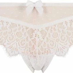 Uitgang π Hunkemöller Dames Lingerie Brazilian Marilee - Wit - Maat S π