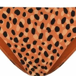 Kopen 🔔 Beachlife Leopard Spots Strik 👙 Bikinibroekje - Bruin/Oranje - Dierenprint ✨ -Goedkope badmode winkel 550x278 1