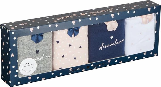 Kopen π Happy Shorts Dames Slips Hartjes Print Valentijn 4-Pack D687 - Maat 38 π₯ 6 Kopen π Happy Shorts Dames Slips Hartjes Print Valentijn 4-Pack D687 - Maat 38 π₯ - Afbeelding 4