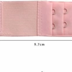 Nieuw 🔥 Merkloos BH Tussenstuk - BH Verlenger - Lichtroze - 2 Haakjes 😍