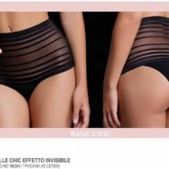 Kopen ✨ Love And Bra Elegante Lycra Slip Met Hoge Talie En Onzichtbaar, Licht Doorzichtig ZWART Maat L ✨ -Goedkope badmode winkel 550x341 2