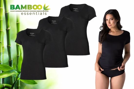 Beste recensies van π Bamboo Essentials - T π Shirt Dames - Ronde Hals - 3 Stuks - Zwart - M - Bamboe Ondershirt - Onderhemd - Dames π Shirts Korte Mouw π― 3 Beste recensies van π Bamboo Essentials - T π Shirt Dames - Ronde Hals - 3 Stuks - Zwart - M - Bamboe Ondershirt - Onderhemd - Dames π Shirts Korte Mouw π―