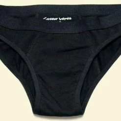 Promo 🧨 Cheeky Wipes Menstruatie Ondergoed - Feeling Sporty - Slip - Maat 50-52 - Zwart 👍