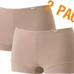 Korting 🛒 Avet | Dames Boxershorts | Microvezel | Maat L | Beige | 2-Pack 🌟