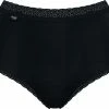 Promo 🤩 Sloggi Evernew Lace Maxi Dames Slip - Zwart - Maat 46 ⌛ -Goedkope badmode winkel 550x415