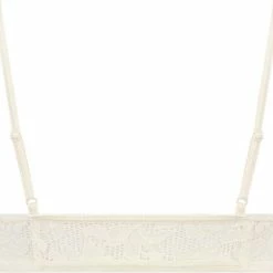 Goedkoop ✨ Hunkemöller Lingerie Dames Niet-voorgevormde Cropped Top Elle HKM X NA-KD - Wit - Maat S 🔔 -Goedkope badmode winkel 550x417 1