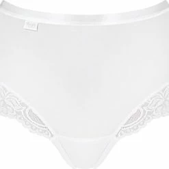 Goedkoop ✔️ Sloggi Romance Dames Maxi Slip Met Kant Wit Maat 48 😀