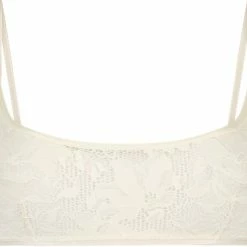 Goedkoop β¨ Hunkemöller Lingerie Dames Niet-voorgevormde Cropped Top Elle HKM X NA-KD - Wit - Maat S π