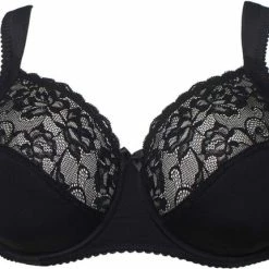 Nieuw ✔️ PLAISIR By Ulsoe Sofia Beugel BH - 95E - Grote Maat- Drie-delige Cup Zwart 🛒