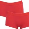 Goedkoop 🔔 Gionettic 2-Pack Dames Shorts Rood - M 💯 -Goedkope badmode winkel 550x442 2