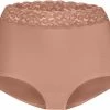 Nieuw 💯 Ten Cate Secrets Lace 👩 Women Nuturals High Waist Brief (1-pack) - Dames Slip Hoge Taille - Pink Nut - Maat: M 🎉 -Goedkope badmode winkel 550x447 1