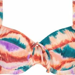 Hete verkoop 😍 CYELL Indian Ink Beugel 👙 Bikinitop Groen, Roze, Meerkleurig Maat 40D (80D) 🔥