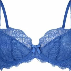 Uitgang 🎁 Hunkemöller Dames Lingerie Niet-voorgevormde Beugel Bh Alice I AM Danielle - Blauw - Maat G85 🎉 -Goedkope badmode winkel 550x471 9