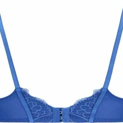Uitgang 🎁 Hunkemöller Dames Lingerie Niet-voorgevormde Beugel Bh Alice I AM Danielle - Blauw - Maat G85 🎉