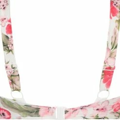 Goedkoopste 🎁 Hunkemöller Dames Badmode Voorgevormde Bandeau 👙 Bikinitop Tropical - Wit - Maat XL 👏 -Goedkope badmode winkel 550x493 5