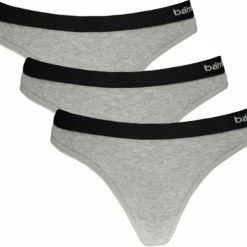 Beste Pirce π Apollo Dames Strings Bamboo | MAAT L | 3-pack | Grijs π―