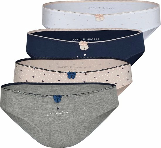 Kopen π Happy Shorts Dames Slips Hartjes Print Valentijn 4-Pack D687 - Maat 38 π₯ 4 Kopen π Happy Shorts Dames Slips Hartjes Print Valentijn 4-Pack D687 - Maat 38 π₯ - Afbeelding 2