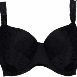 Begroting ⭐ Elbrina Full Cover Voorgevormde Beha - Zwart - Dames Beha - Maat 80D 🎁