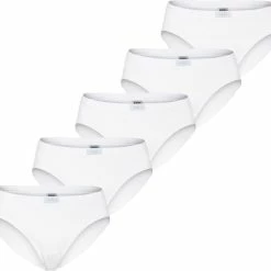 Flash-uitverkoop 🔥 Racky Dames 5-pack Heup Slips (Highleg Mini) - S - Wit 💯