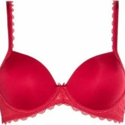 Nieuw β Voorgevormde Bi-stretch Bh Mey Allegra-Rood-90E π
