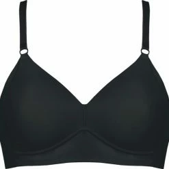 Beste Pirce ❤️ Naturana Side Smoother Zwart - Wireless Bh Maat: 95D 🧨