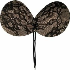 Goedkoopste ✔️ Bye Bra Round Lace-It Plak Beha, Zelfklevende Bh, Push-Up Bh, Plak BH Vetersluiting, Strapless En Backless Beha, Zwart Kant, E 🥰