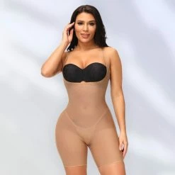 Goedkoopste 🌟 Wow Peach - Seamless Slimming Bodysuit - Body Shaper - Shapewear - Corrigerende Body - Work Out - Afslank - Nude - X-Large ⭐ -Goedkope badmode winkel 550x550 11
