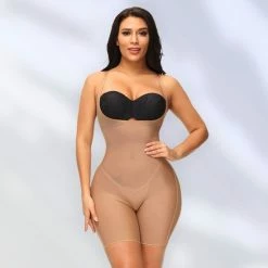 Goedkoopste 🌟 Wow Peach - Seamless Slimming Bodysuit - Body Shaper - Shapewear - Corrigerende Body - Work Out - Afslank - Nude - X-Large ⭐ -Goedkope badmode winkel 550x550 12
