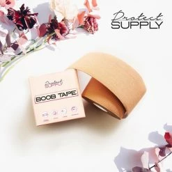 Top 10 ✔️ PS - Boob Tape - HYPOALLERGEEN - Inclusief Herbruikbare Tepelplakkers - Plak BH - 5 Meter - Nude - Naturel 🎉