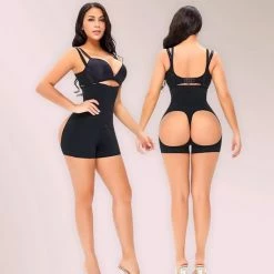 Beste deal ✔️ Wow Peach - High Waist Tummy Control Butt Lift String - Body Shaper - Waist Support - Corrigerend Ondergoed - Afslank - High Waist - Buttlift - Zwart - X-Large ⭐ -Goedkope badmode winkel 550x550 206